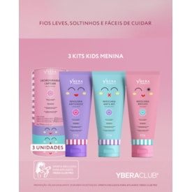 3 Unidades - Kit Kids Menina - Ybera Fashion Kids