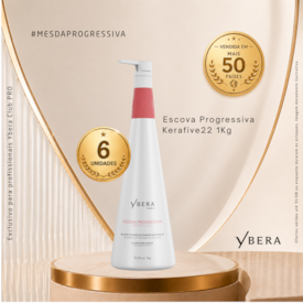6 unidades - Selante Potencializador Kerafive 22 1Kg - Ybera Paris