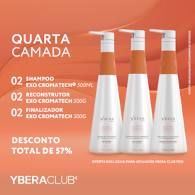 Combo 2 Kits Linha Completa Quarta Camada 500ml/500g - Ybera Paris
