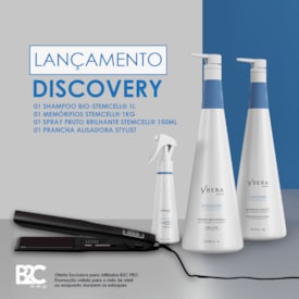 Combo Discovery Stemcell 1Kg + Prancha Alisadora Stylist - Fashion Gold