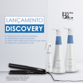 Combo Discovery Stemcell 500g Ybera Paris + Prancha Alisadora Stylist - Fashion Gold