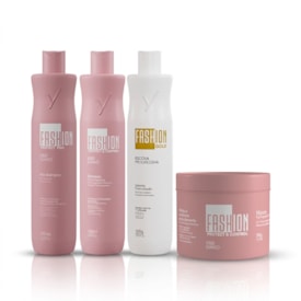 Combo Escova Progressiva Fashion Gold 500g + Protect Poo 500g
