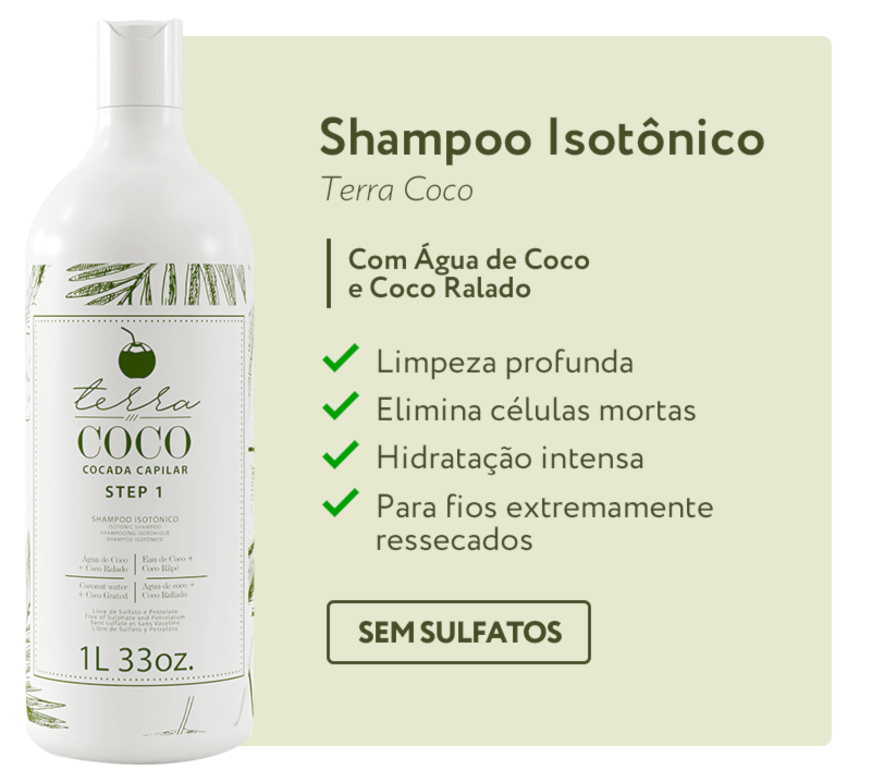 coco様ページ Combo Shampoo Isotônico 1L e Máscara Toda de Coco 1Kg - Terra Coco