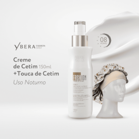 Creme de Cetim 150g + Touca de Cetim - Fashion Gold