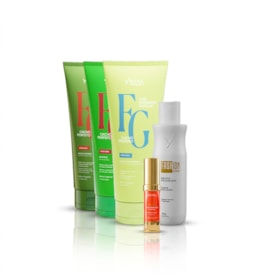 Kit Cronograma Cacho Perfeito + Óleo de Mirra 15ml + Progressiva 150g - Ybera