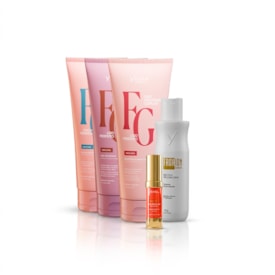 Kit Cronograma Liso Perfeito + Óleo de Mirra 15ml + Progressiva 150g - Ybera