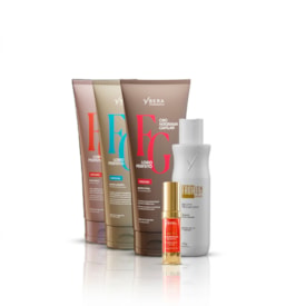 Kit Cronograma Loiro Perfeito + Óleo de Mirra 15ml + Progressiva 150g - Ybera