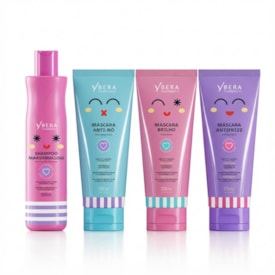 Kit Kids Menina + Shampoo Brilho 300ml - Ybera Fashion Kids