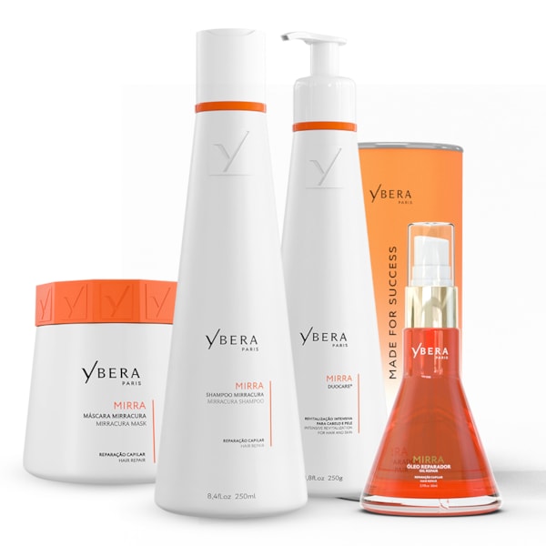 Kit MirraCura com Óleo de Mirra 60ml - Ybera Paris