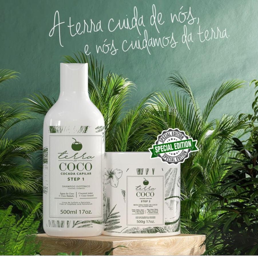 Kit Shampoo Isotônico e Máscara Toda de Coco Special Edition 500ml