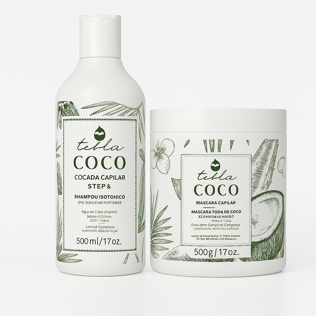 Kit Shampoo Isotônico e Máscara Toda de Coco Special Edition 500ml