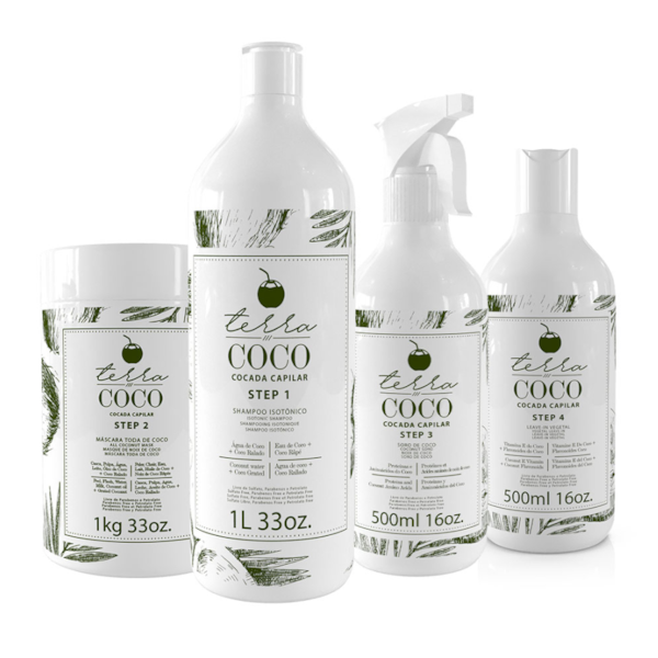 Kit Tratamento Cocada Capilar 1kg - Terra Coco