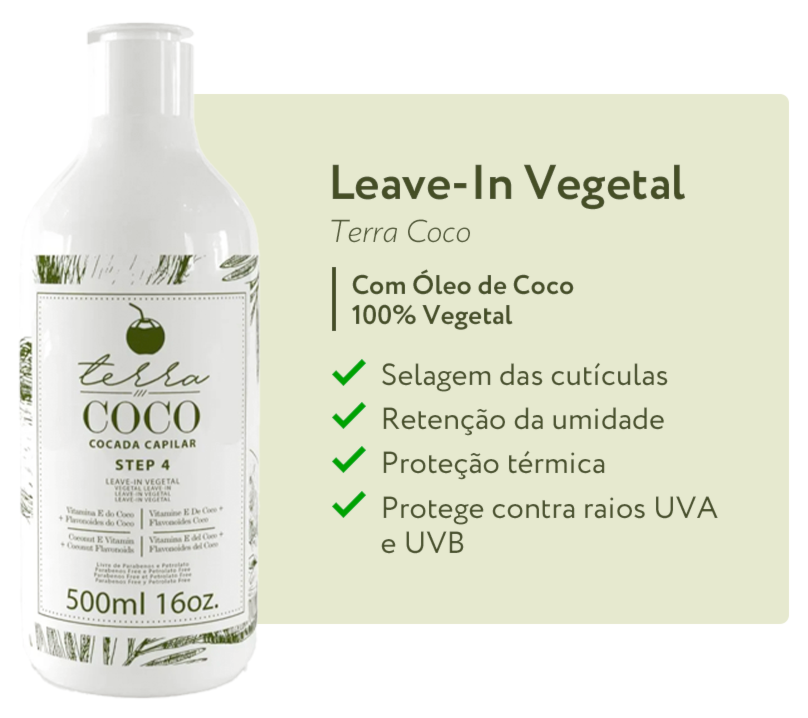 美容液 coco. Kit Tratamento Cocada Capilar 1kg - Terra Coco