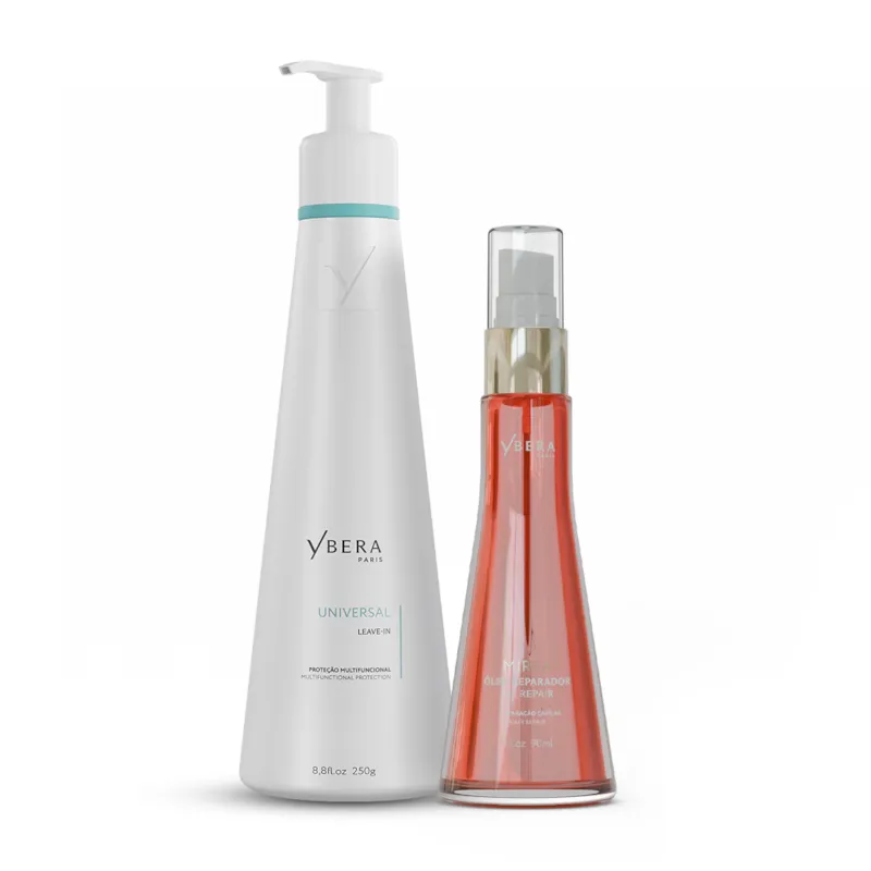Leave-in Universal 250g + Óleo De Mirra Reparador 90ml – Ybera Paris