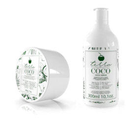 Shampoo Coco Verde 300ml + Máscara Polpa de Coco Verde 200g - Terra Coco