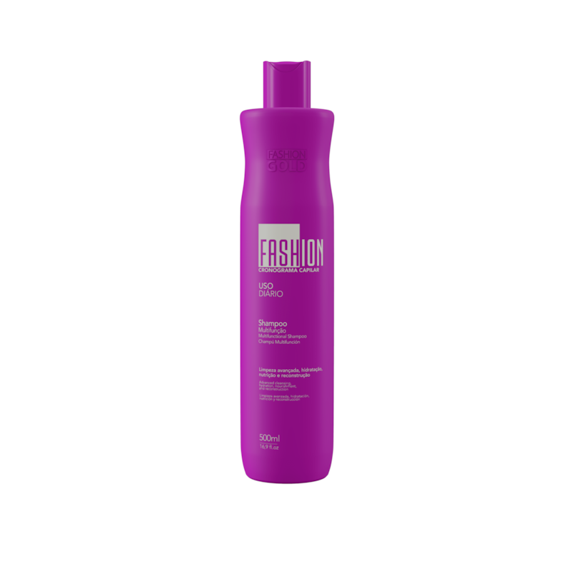 Shampoo Cronograma Capilar 500ml – Fashion Gold