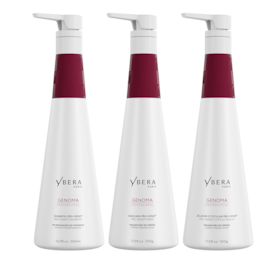 Shampoo + Máscara + Selador Pro-Geno Genoma 500ml/500g - Ybera Paris