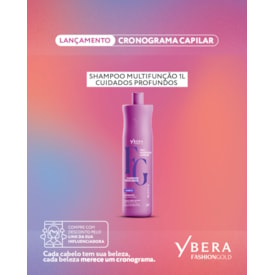 Shampoo Multifunção 1l Cuidados Profundos - Ybera Fashion Gold