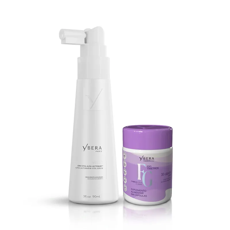 Soro Vello 90ml + 30 Cápsulas 100Tímetros Softgel – Ybera
